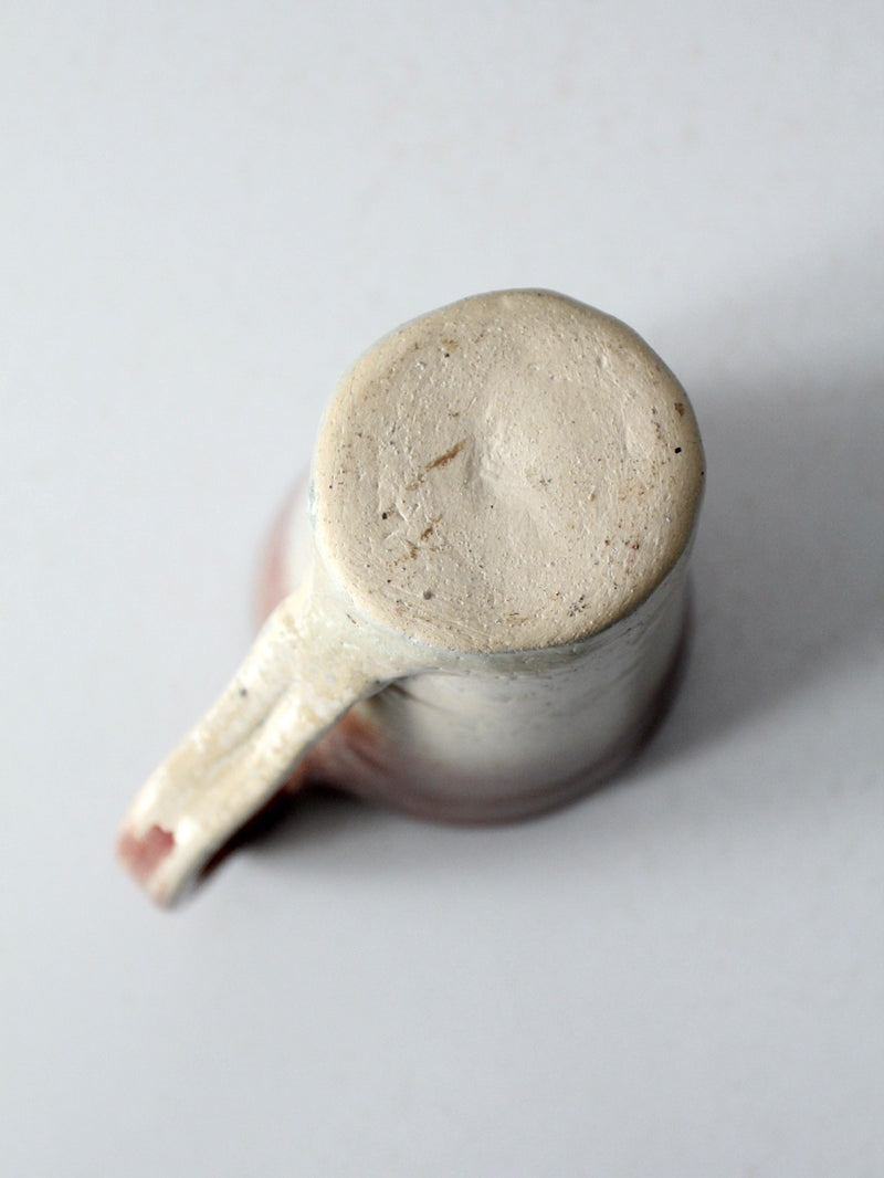 vintage studio pottery mug