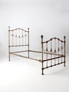 antique Victorian iron bed