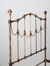 antique Victorian iron bed