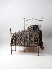 antique Victorian iron bed