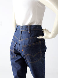 vintage Levis 646 dark wash jeans, 30 x 27