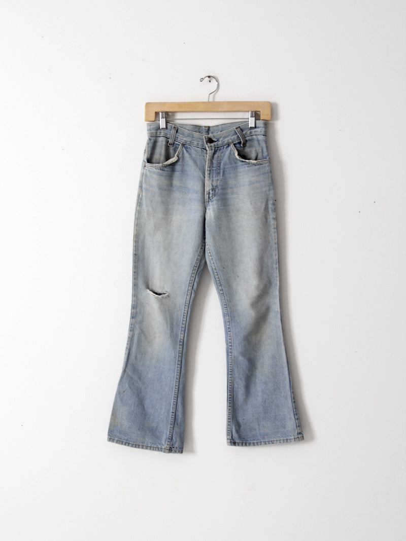 vintage Levis crop flare leg jeans, 28 x 28