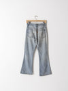 vintage Levis crop flare leg jeans, 28 x 28