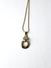 vintage long pendant necklace