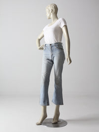 vintage Levis crop flare leg jeans, 28 x 28