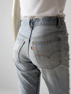 vintage Levis crop flare leg jeans, 28 x 28
