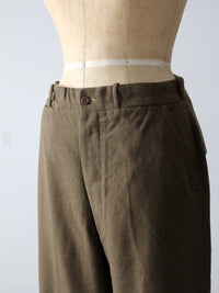 vintage US Army wool trousers