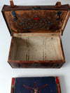 antique leather trunk