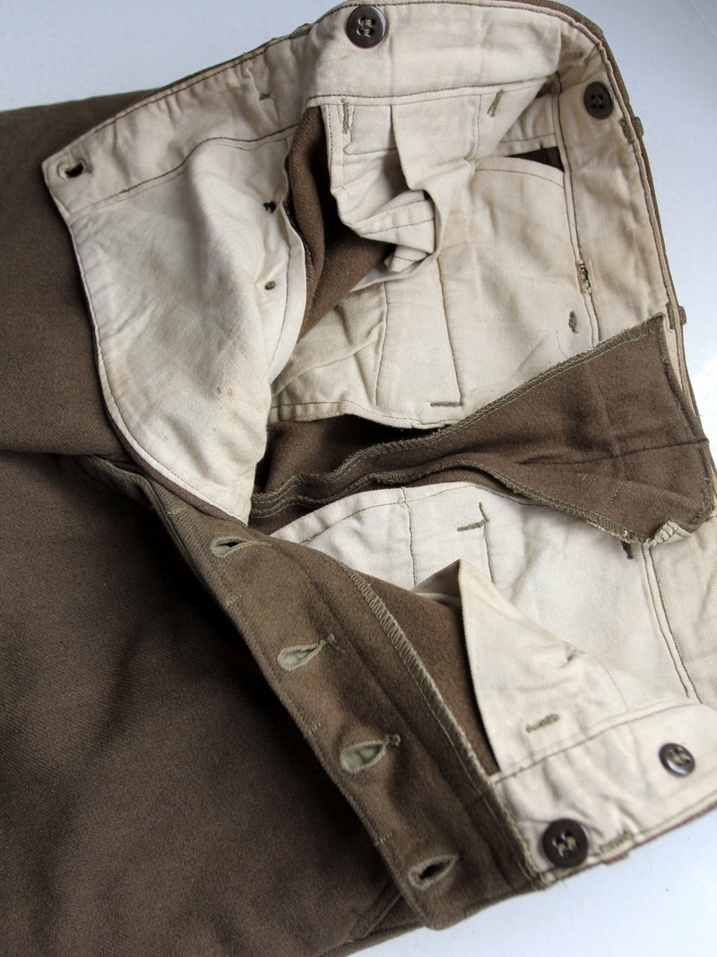 vintage US Army wool trousers