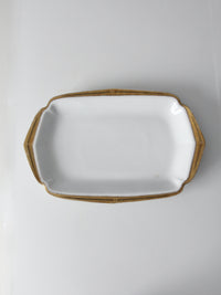 antique Kuznetsov porcelain platter