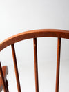 antique Windsor arm chairs pair