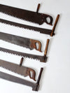 antique hand-saw collection