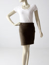 vintage Ralph Lauren tweed mini skirt