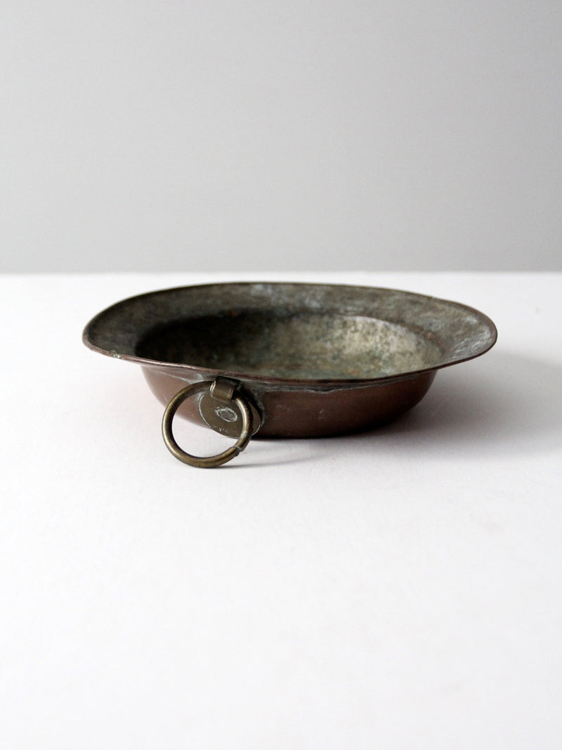 antique copper pan