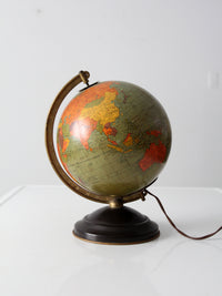 Replogle illuminated globe ca. 1949