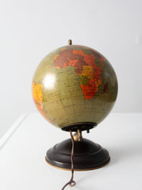 Replogle illuminated globe ca. 1949