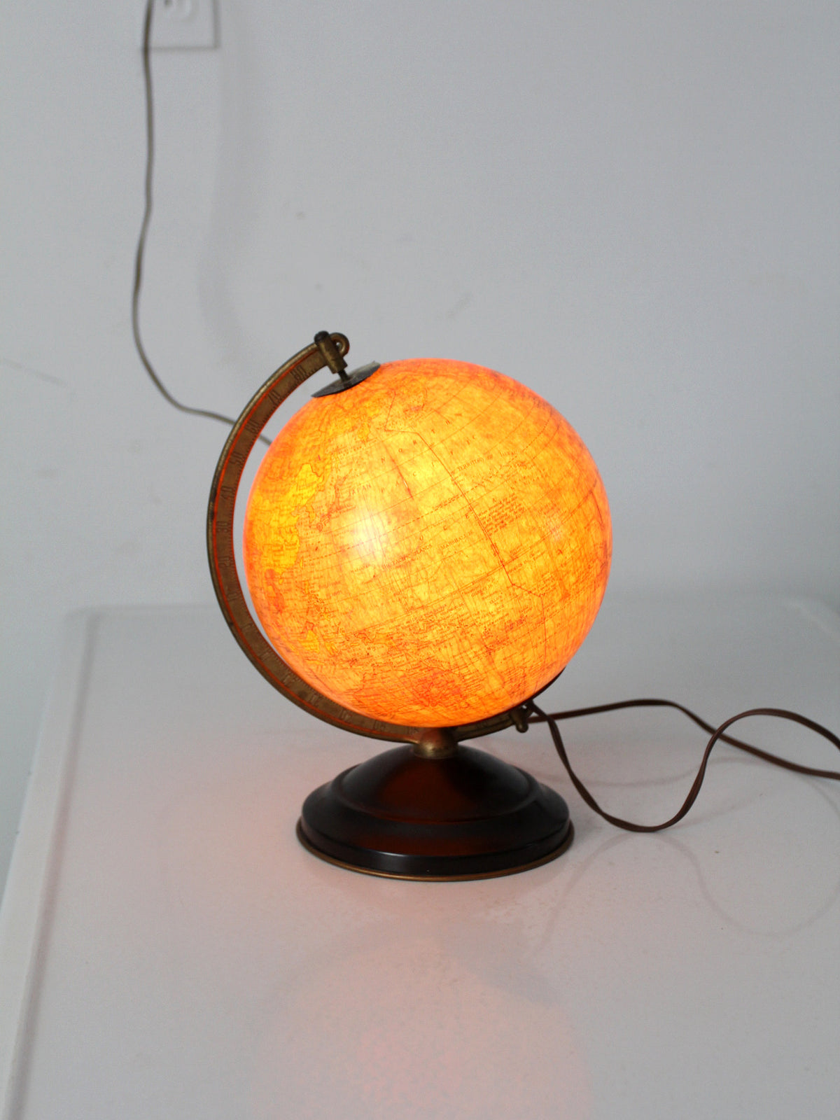 Replogle illuminated globe ca. 1949