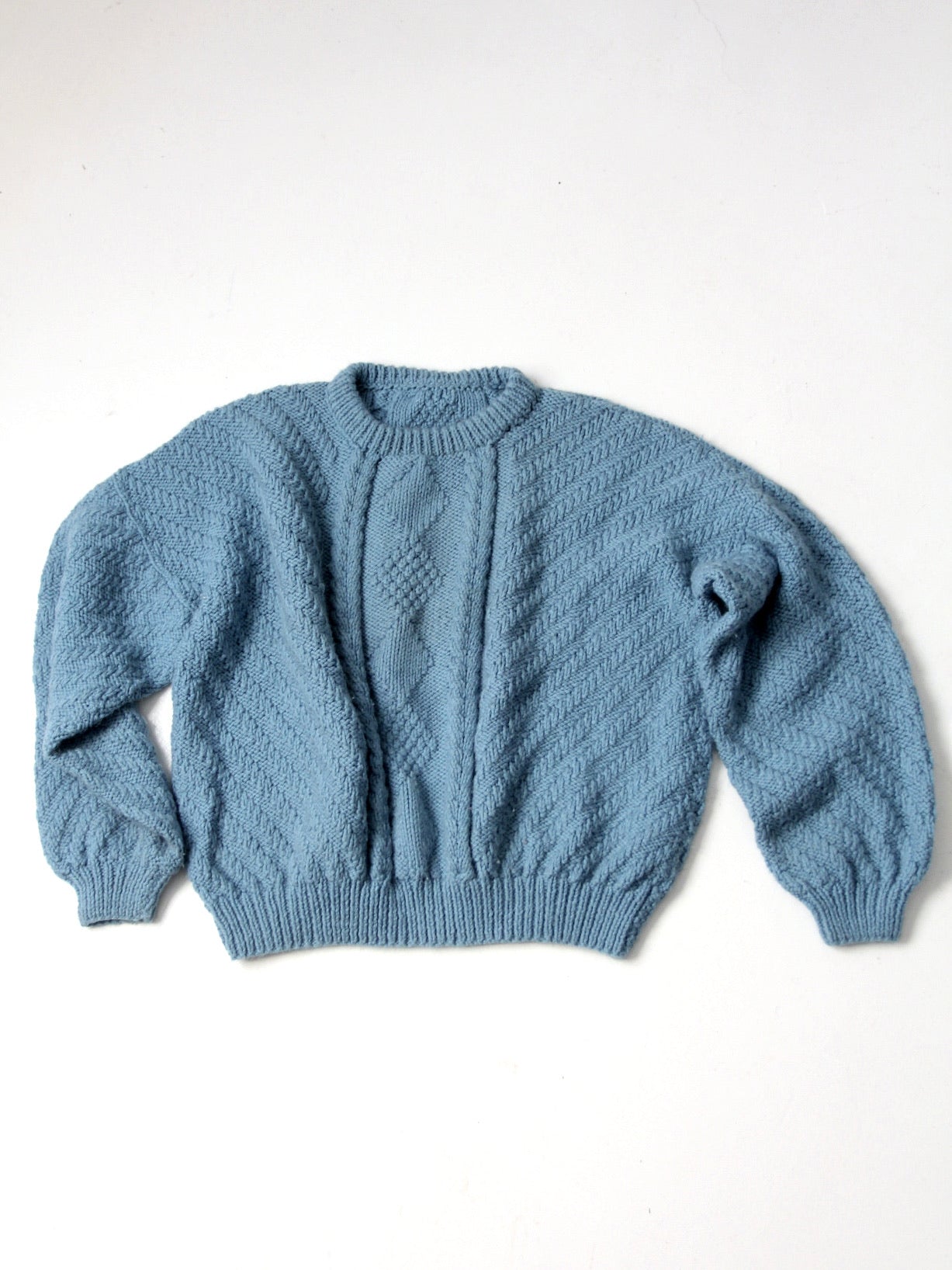 vintage 80s balloon sleeve sweater