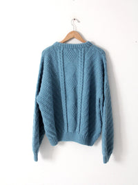 vintage 80s balloon sleeve sweater