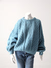 vintage 80s balloon sleeve sweater