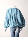 vintage 80s balloon sleeve sweater