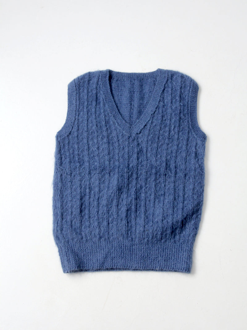 vintage mohair sweater vest