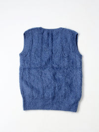 vintage mohair sweater vest