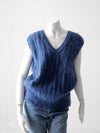 vintage mohair sweater vest