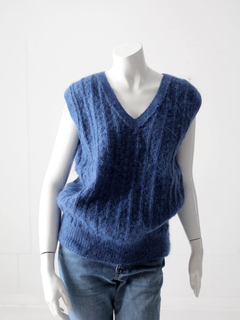vintage mohair sweater vest