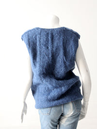 vintage mohair sweater vest