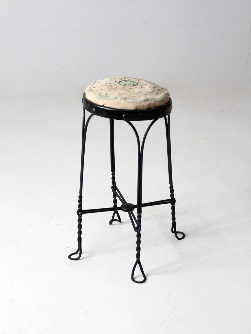 antique ice cream parlor stool