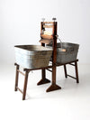 antique Belknap Bluegrass wringer washstand