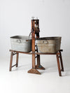 antique Belknap Bluegrass wringer washstand