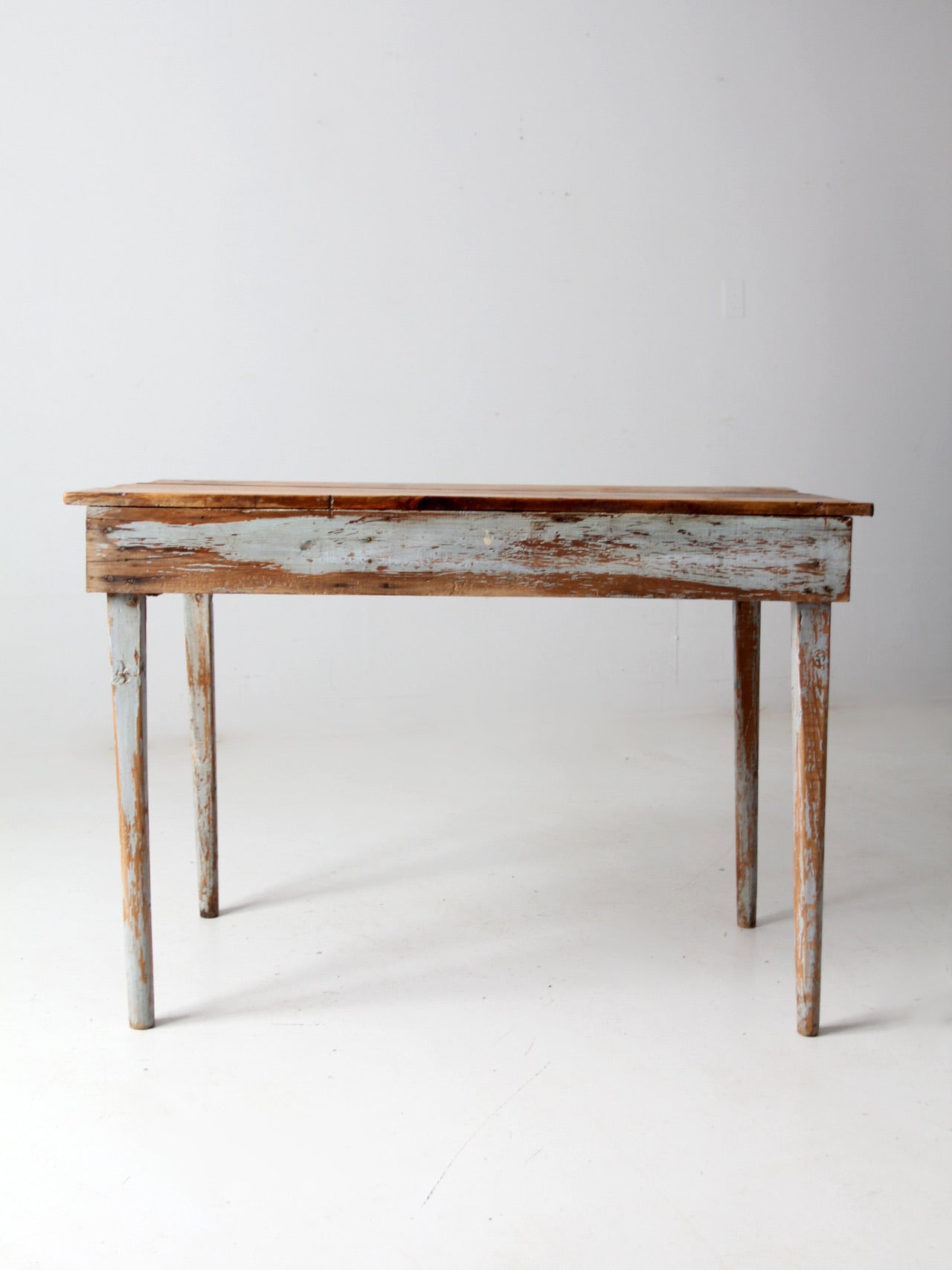 antique primitive side table