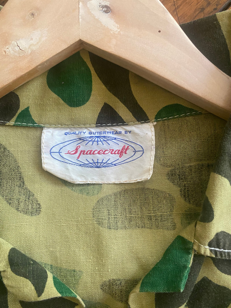 vintage 60s camouflage hunting jacket
