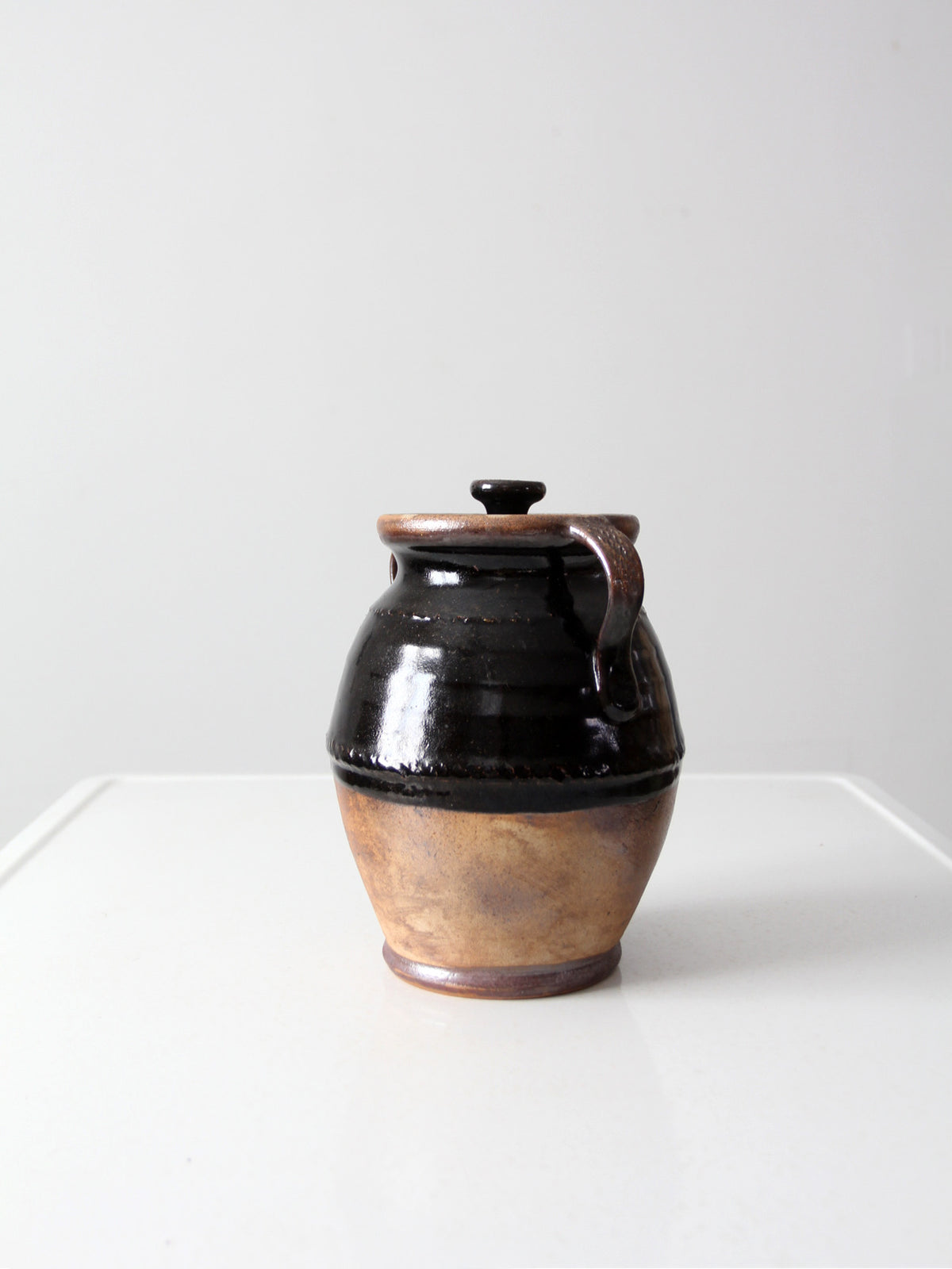 vintage studio pottery jar