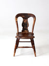 antique balloon back dining chair