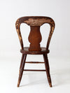 antique balloon back dining chair