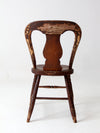 antique balloon back dining chair