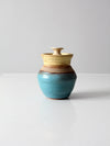 vintage studio pottery jar