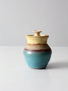 vintage studio pottery jar