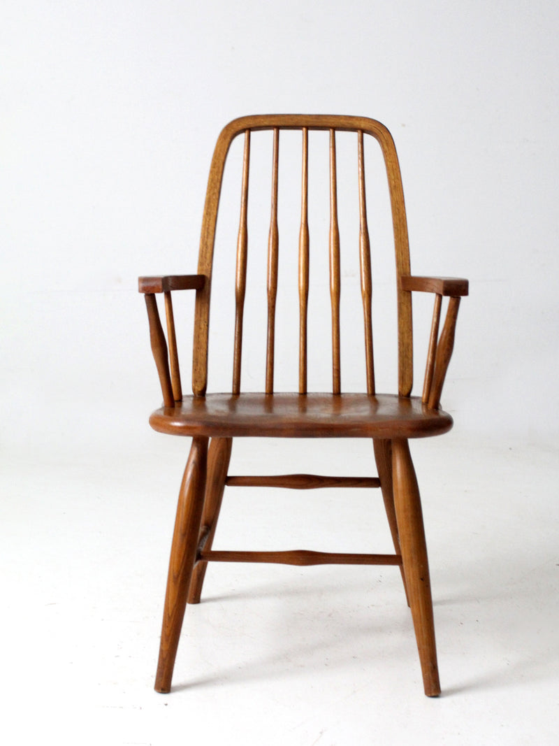 mid-century Cochrane Furniture wooden arm chair