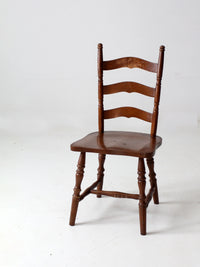 vintage wooden ladder back chair