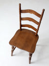 vintage wooden ladder back chair