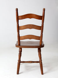 vintage wooden ladder back chair