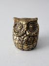 vintage brass owl