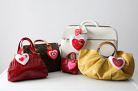 heart bag charms