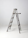 vintage wooden painters ladder