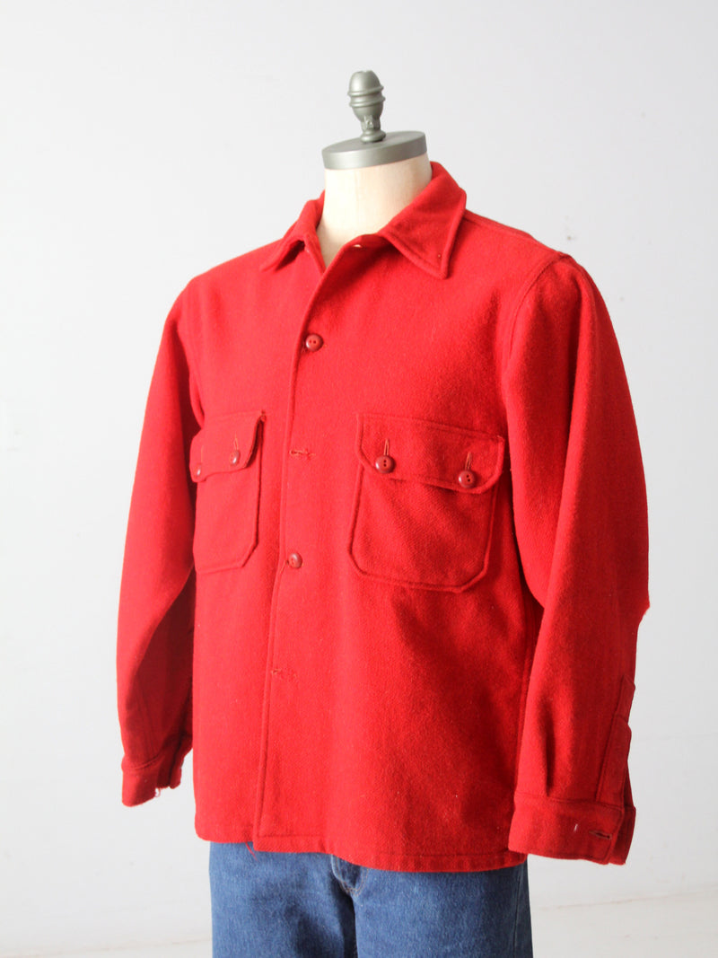 vintage Boy Scout men's wool shirt