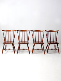 mid-century Windsor dining chairs set of 4